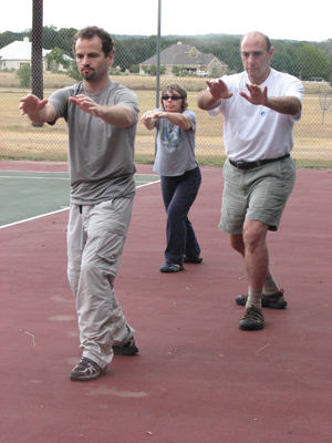 Group Qigong Practice at CYJ