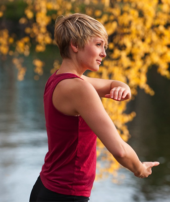 Woman with Ball of Qi